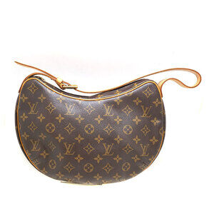 Louis Vuitton Croissant One Handle Bag Monogram Canvas Brown